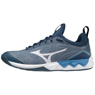 Zapatillas Para Voleibol Mizuno WAVE Luminous 2 Hombre Azules Oscuro / Blancos / Azules - Chile M74